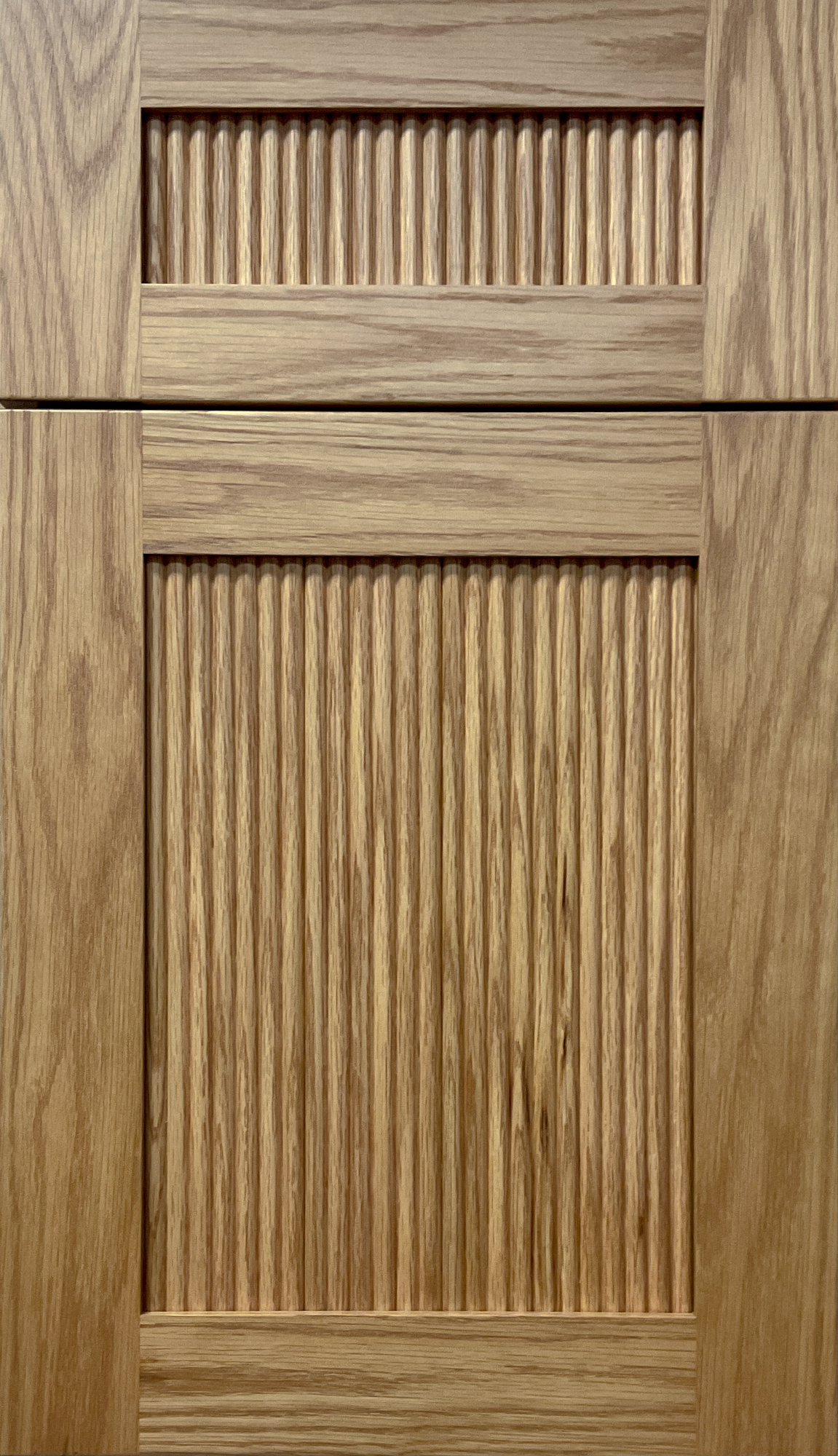 Reeded Shaker - White Oak - Wheat - 20 Sheen